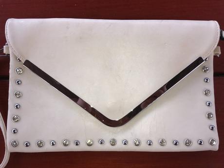 Malá béžová listová kabelka, 