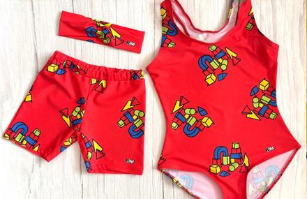 Plavky mama + syn + dcéra, 86 - xxl