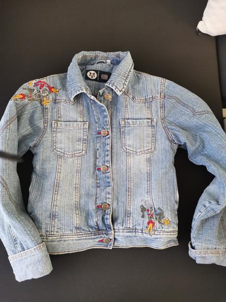 Zateplena riflova bunda., c&a,140