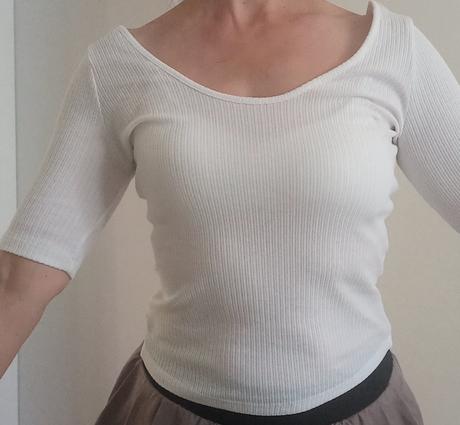 Biely top mango, mango,xs