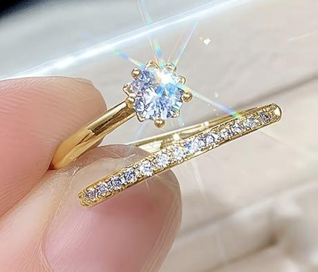 Dámsky elegantný prsteň, 