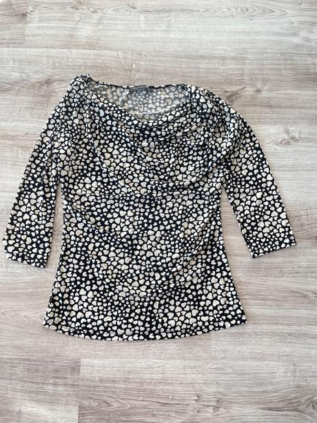 Elegantný top so srdiečkami, l