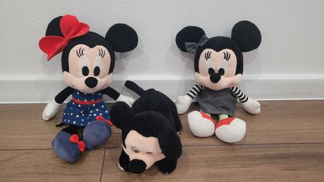 Plyšové hračky, babiky,mickey, zvieratká, 