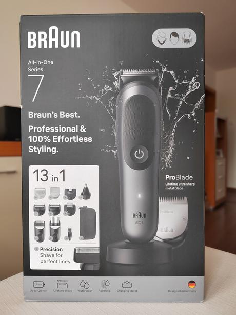 Zastrihávač multifunkčný - braun series 7 aio7560,