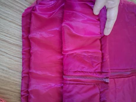 Ružová dievčenská vesta, 164