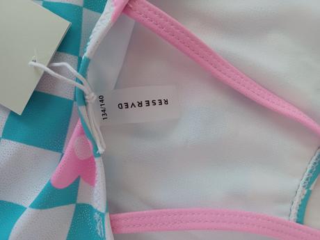 Dievčenské celé plavky, reserved,134 / 140 / 146 / 152