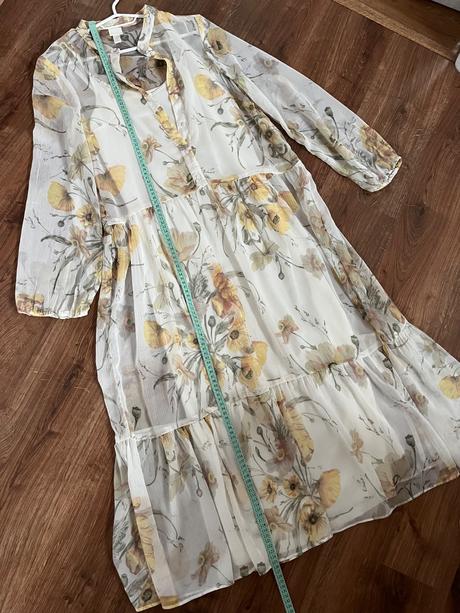Letné romantické boho šaty h&m, h&m,xs
