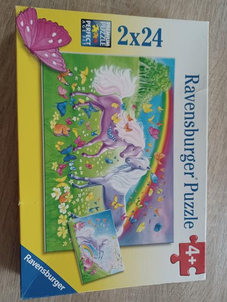 Puzzle revensburger koníky 4+ 2x24 dielov, 