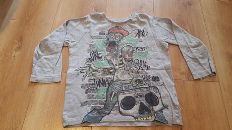 Tričko s kostrou, rebel,110