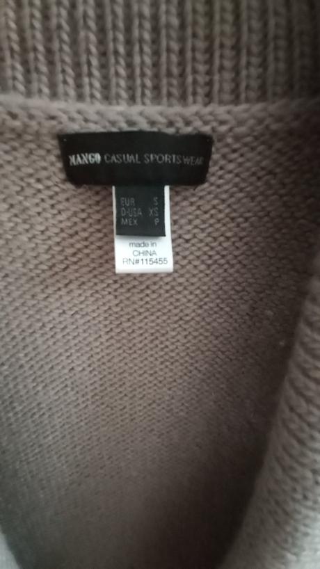 Pletená vesta, zn. mango, veľ. s, mango,s