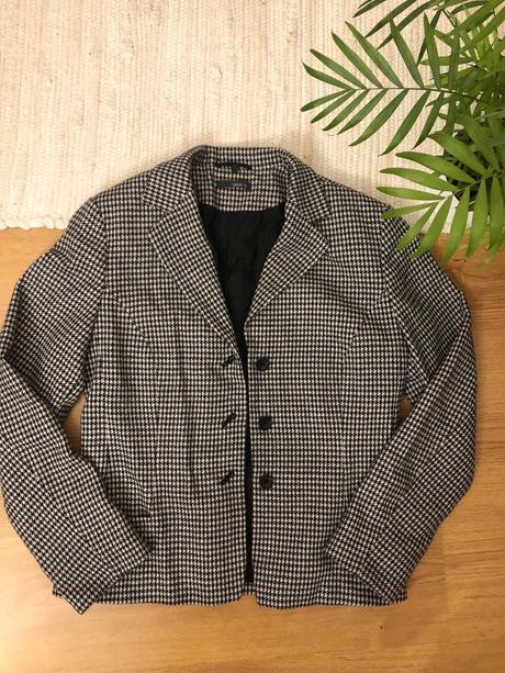 Kockovane sako retro, s