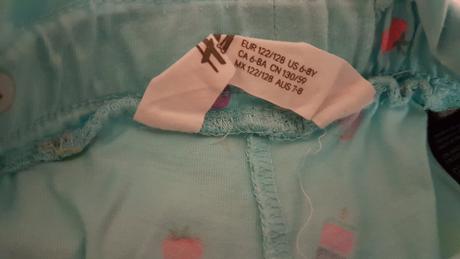 Dievčenské kraťasky h&m veľkosť 122/128, h&m,122