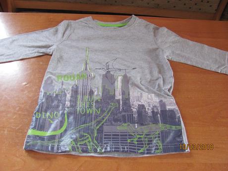 Pulóver veľ. 98 s dinosaurami, lupilu,98