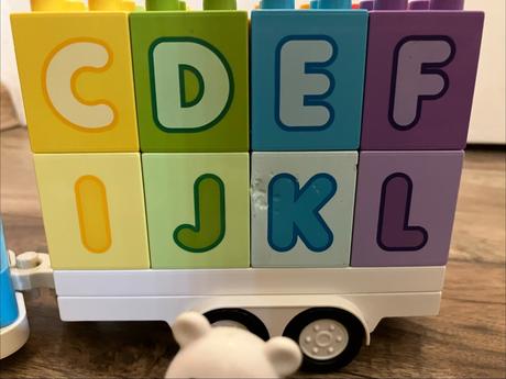 Lego duplo nákladiak s abecedou, 
