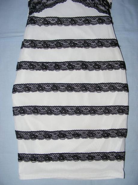 Bielo-čierne púzdrové šaty zn. tally weijl, tally weijl,xs