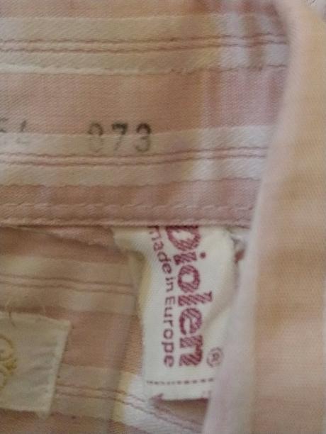 Pánska ružovo biela košeľa, kongress, l