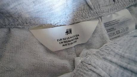 Šortky teplákové, h&m,152
