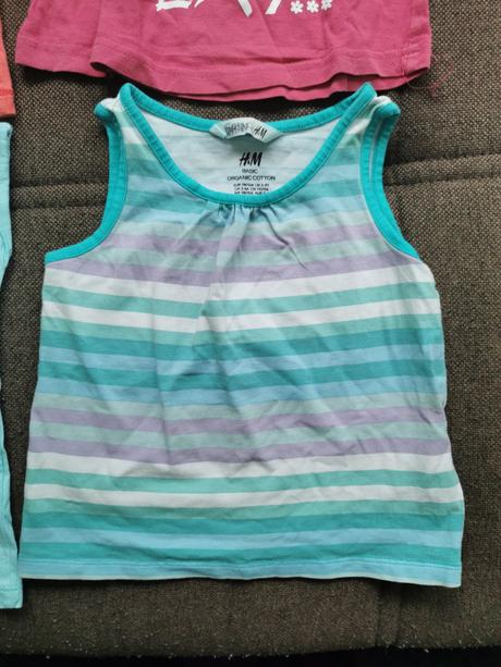 4 x tričko /1368/, h&m,80