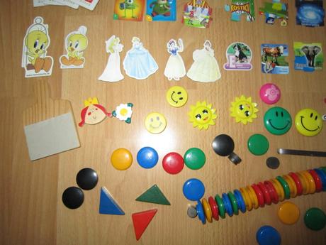 Magnetky bila a iné, celá zbierka,