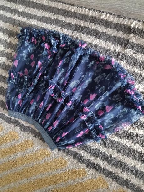 Tylová kvetinková sukňa, coccodrillo,122