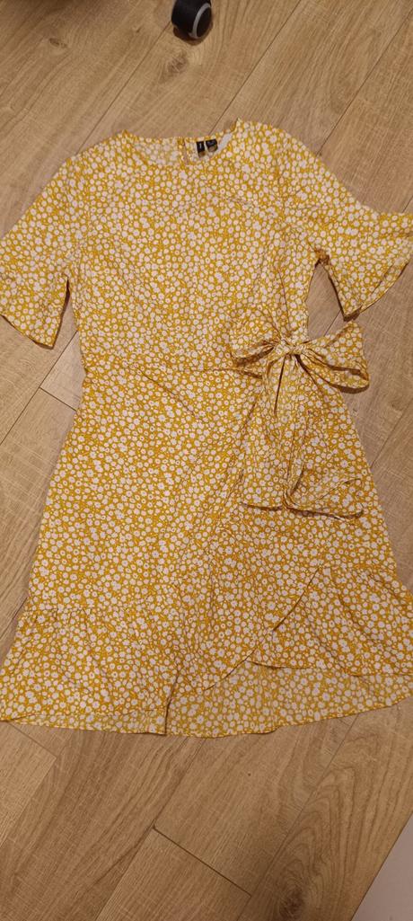 Letné zavinovacie šaty, vero moda,s