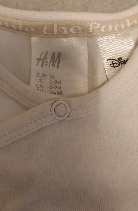 Overal/pyžamko macko pu h&m 74, h&m,74