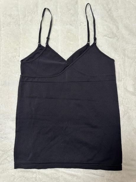 Čierne tielko s nastaviteľnými ramienkami, m