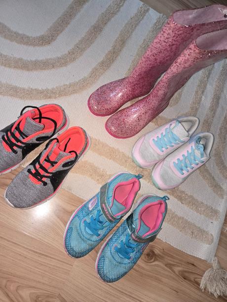 Tenisky vel.36+ gumaky, skechers,36