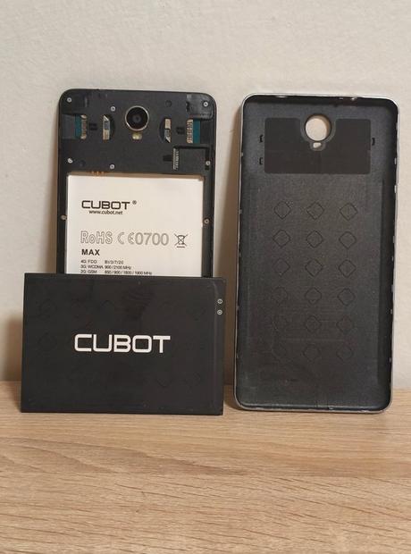 Predám phablet cubot max dual sim 4g, 