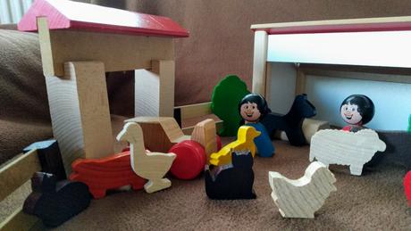 Drevená farma pre malkáčov, 