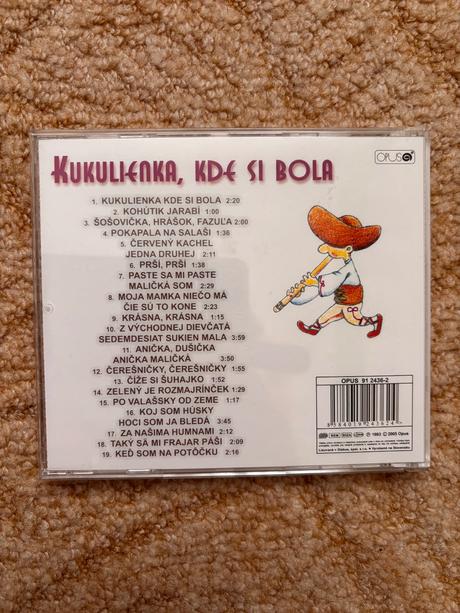Detské cd s folklórnymi pesničkami, 