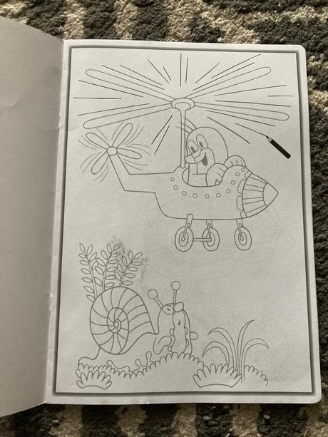 Krtek omaľovánky 3ks, 