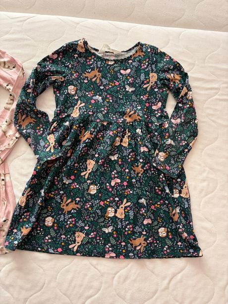 Dievčenské šaty, h&m,128