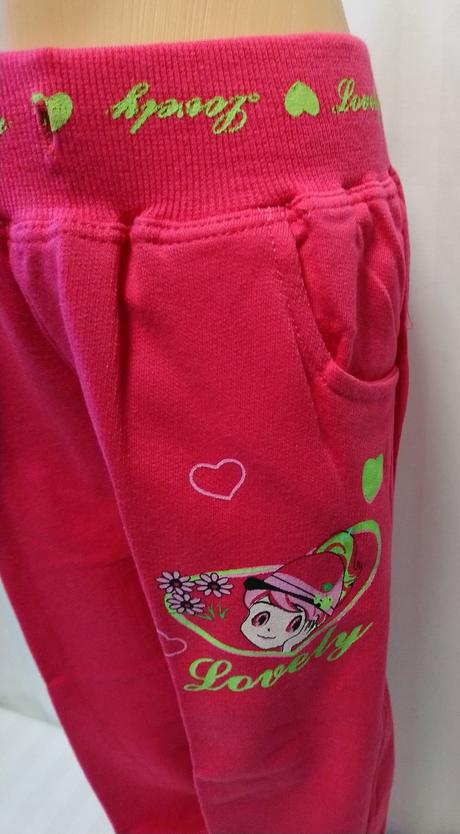 Sýto ružové tepláky lovely, n-feel, 98-104 cm, 104
