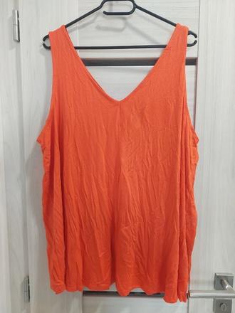 Oranžový letný top george, veľ. 24/52, george,5xl