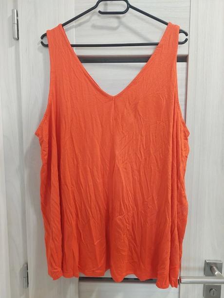 Oranžový letný top george, veľ. 24/52, george,5xl