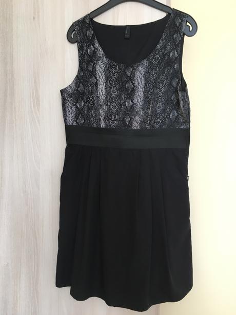 Cierne koktejlky s hadim vzorom, vero moda,42