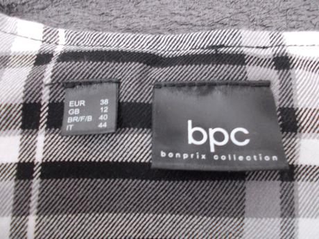 Károvaná šatová sukňa, bonprix,38