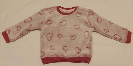 Mikina/svetrík 68 srdiečka, kik,68