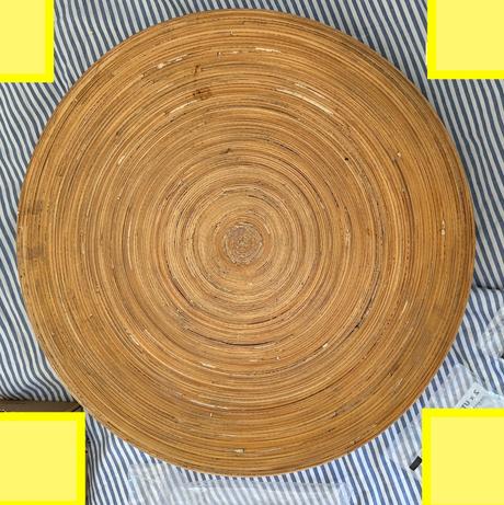Bambusový ikea hultet dekoračný tanier za 5eur,