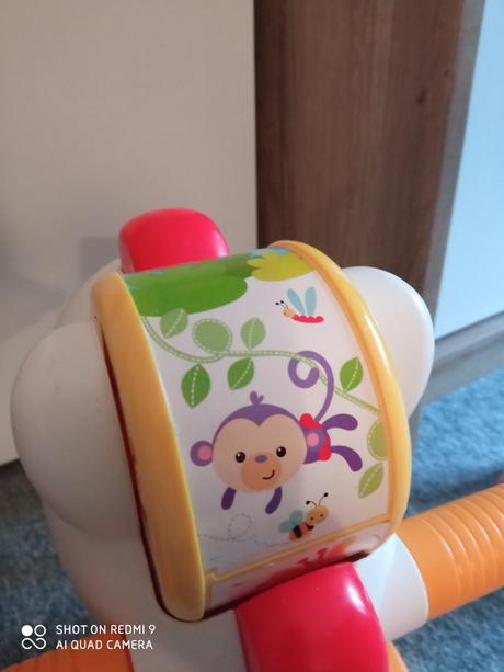 Hrajúca zebra odrážadlo,