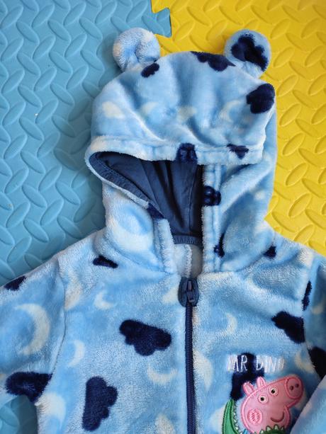 Fleecovy overal peppa pig top stav, mothercare,98