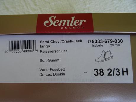 Semler isabelle, kotníkové topánky veľ. 39, 39