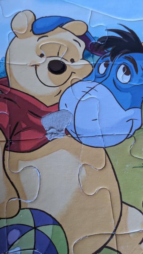 Auto policia puzzle,