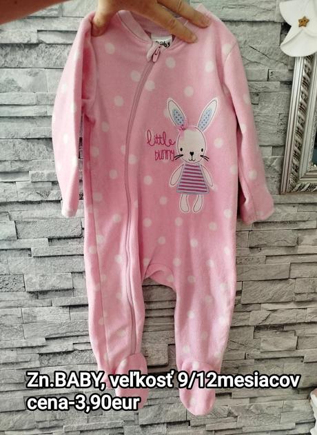 Moderný overalik so zajkom, baby,80