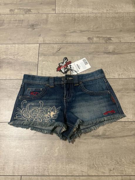 Riflové kraťasy, ed hardy,32