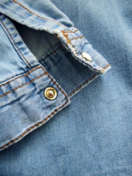 Skvelá riflová košeľa, zara,152