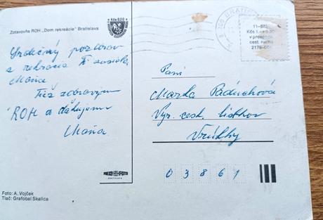 Stará pohľadnica bratislava zotavovňa roh,