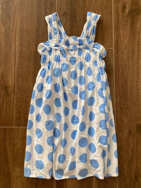 Bodkovane saty, zara,164