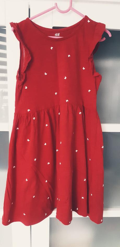 2x šaty, h&m,134